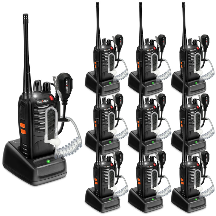 MaxTalker MT-8S Walkie Talkies | UHF Two-Way Radios for Outdoor & Business